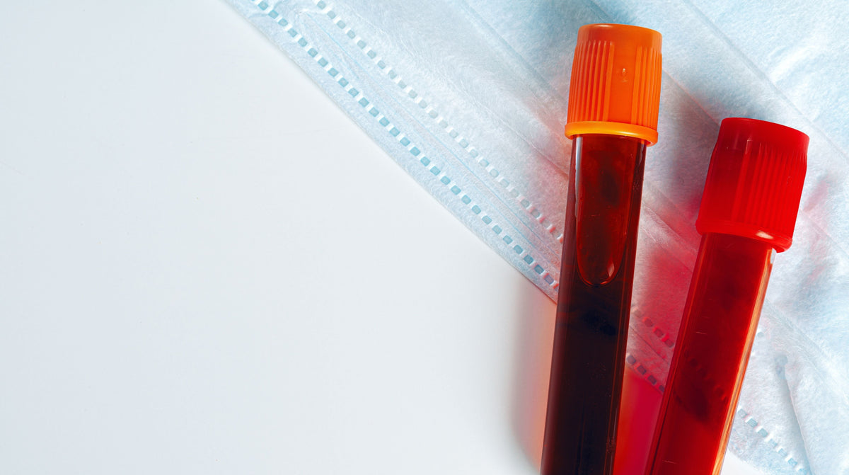 blood test close up