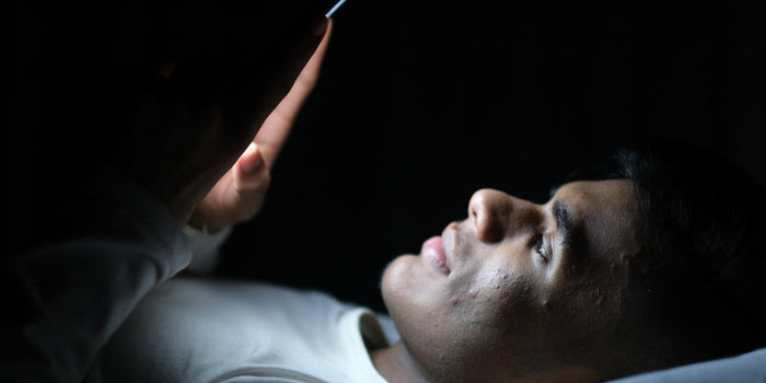 man overcoming distraction for sexual focus