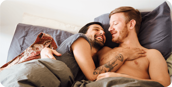 Couple openly discussing intimate health to improve their relationship and emotional well-being.