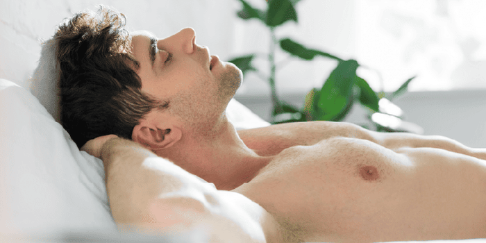 Man enjoying advanced techniques to improve masturbation and male sexual health.