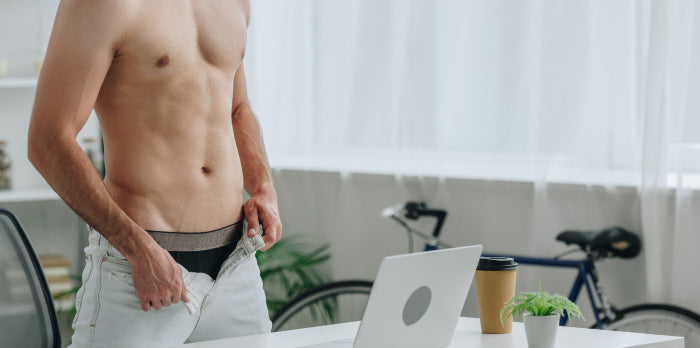 Illustration of various historical and cultural representations of penis size, symbolizing myths and taboos.