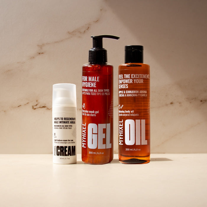 Pack MYHIXEL Gel + Crema + Aceite
