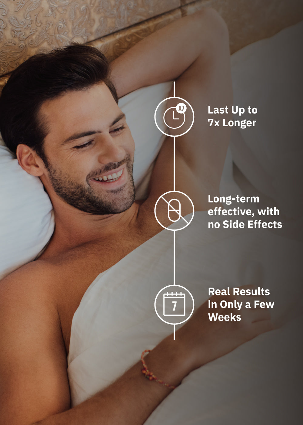 Man relaxing with MYHIXEL — Last longer, long-term effective, real results
